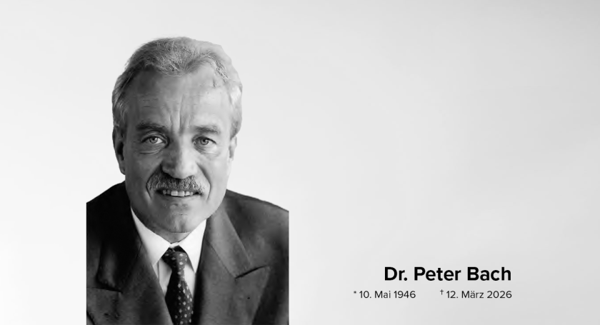Dr. Peter Bach verstorben