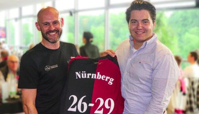 RVH Helmsauer Brüder werben beim 1. FC Nürnberg